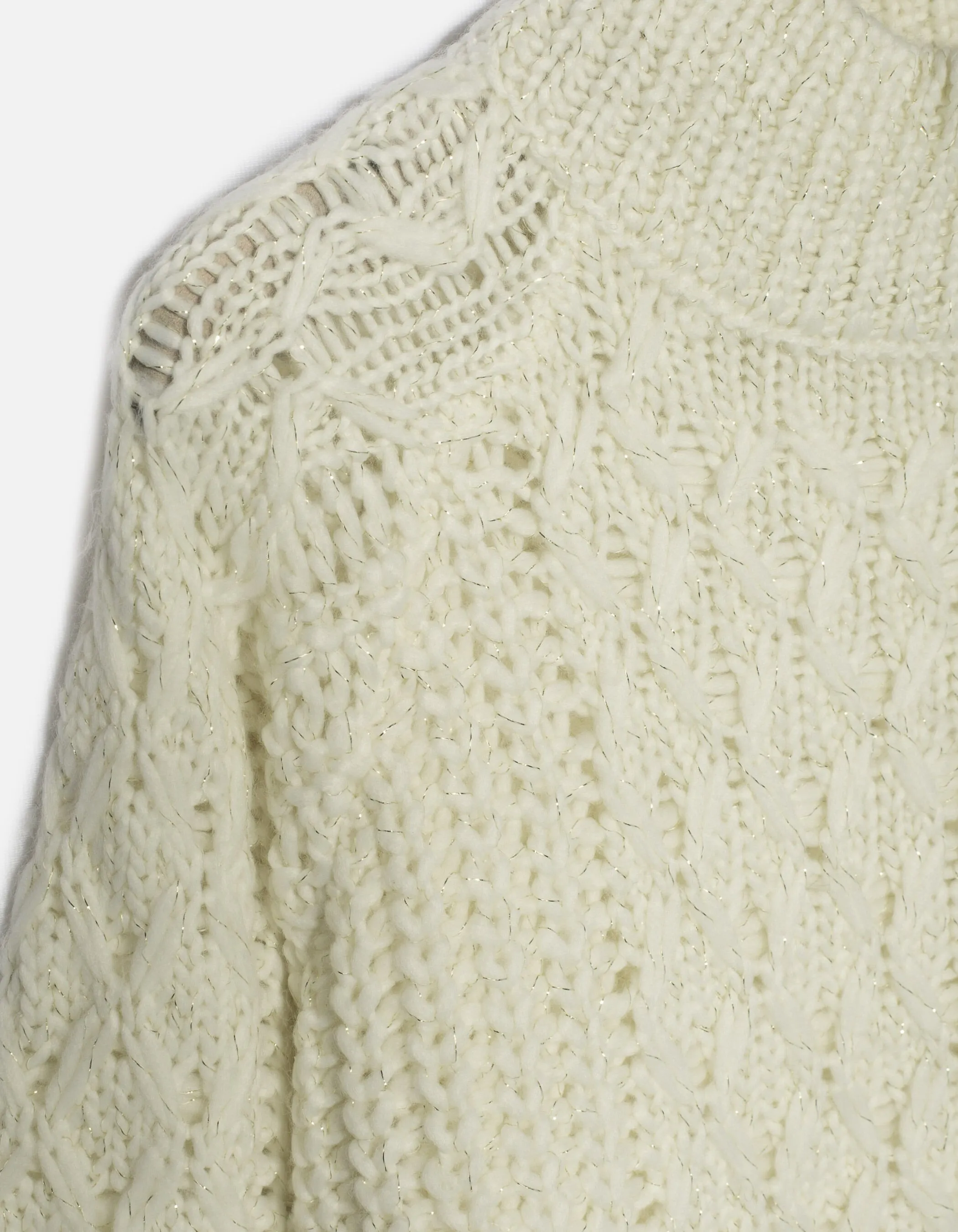 Pull col roulé fille