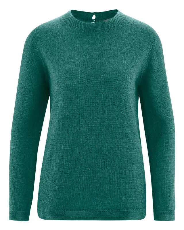 Pull en laine avec fente dos