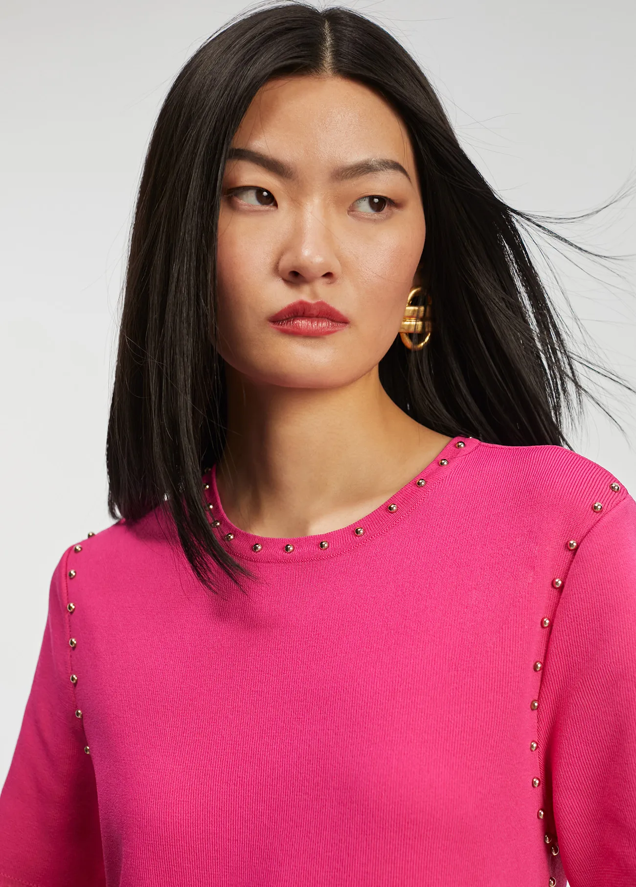 Pull en maille clous