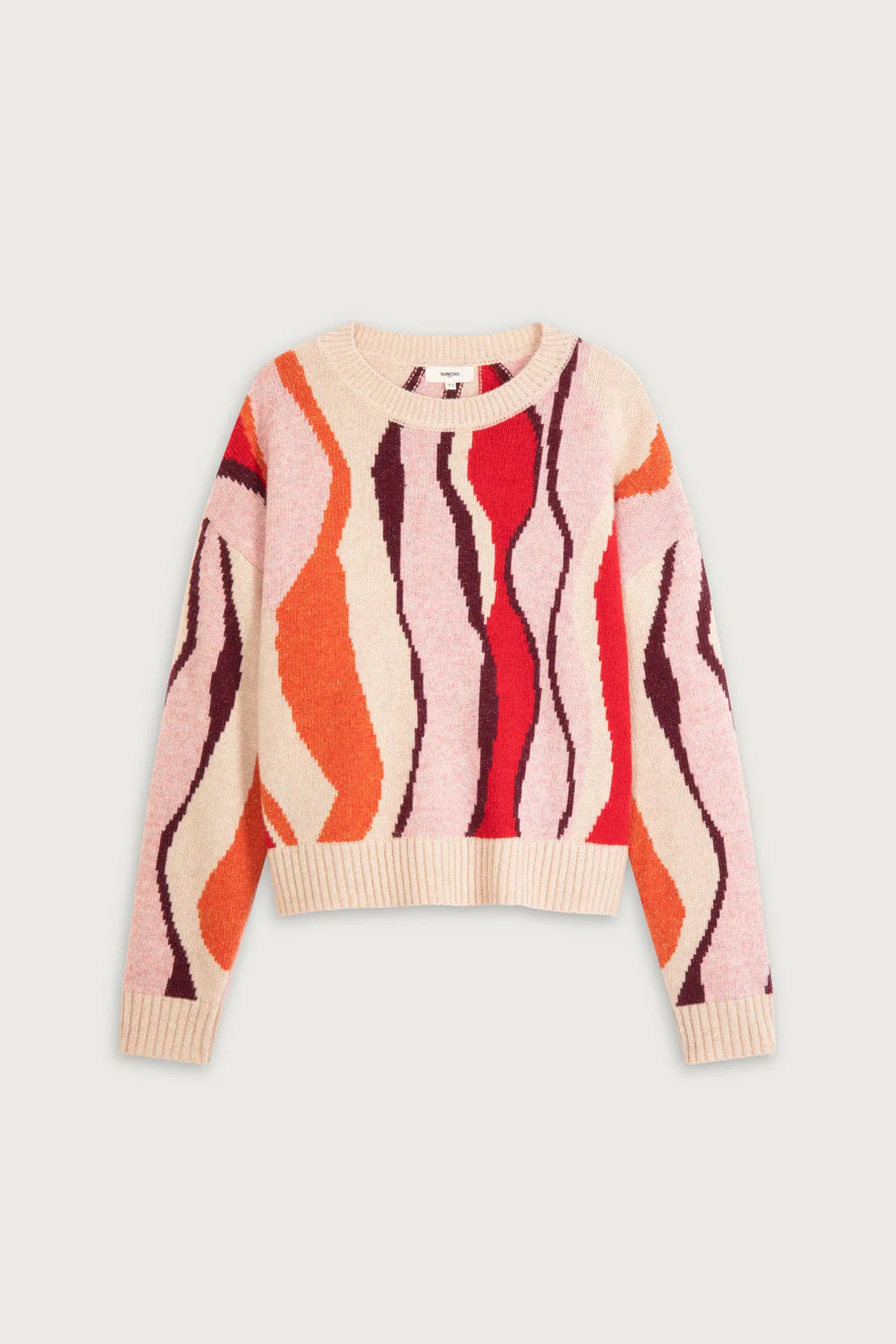 Pull fantaisie en laine