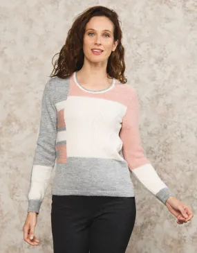 Pull fantaisie rose - Pulls