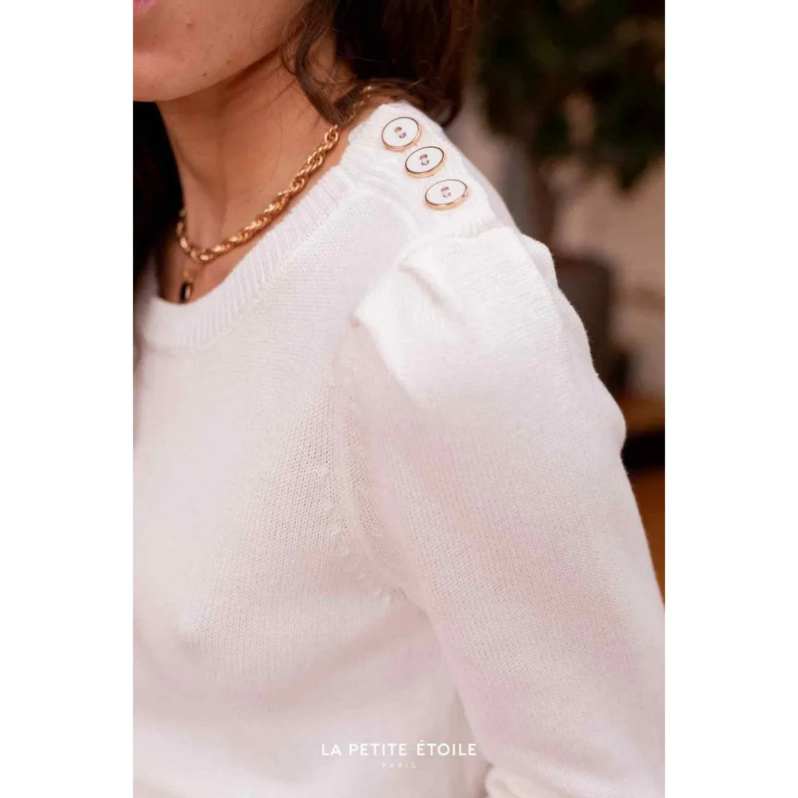 Pull Jaline écru | 3 Suisses