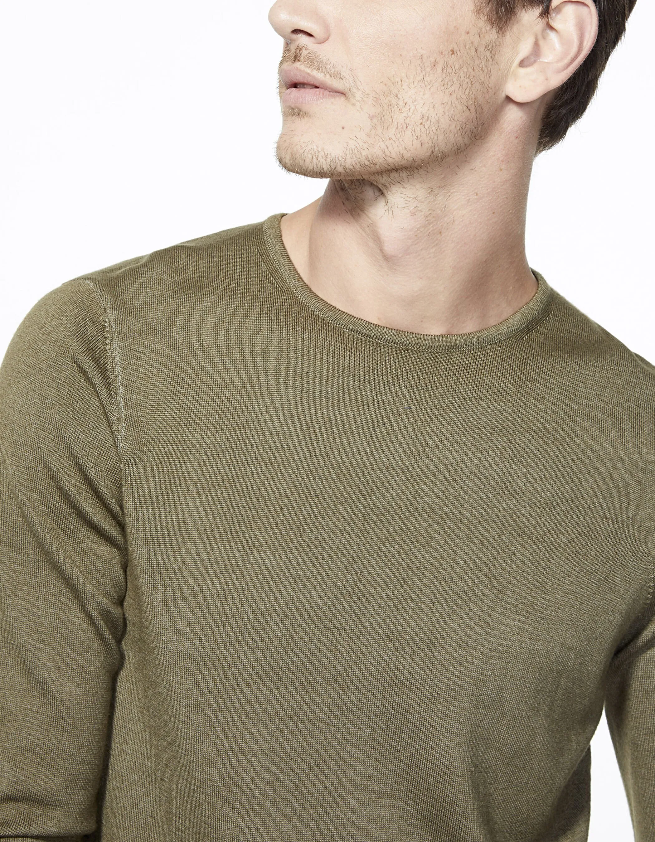 Pull kaki homme