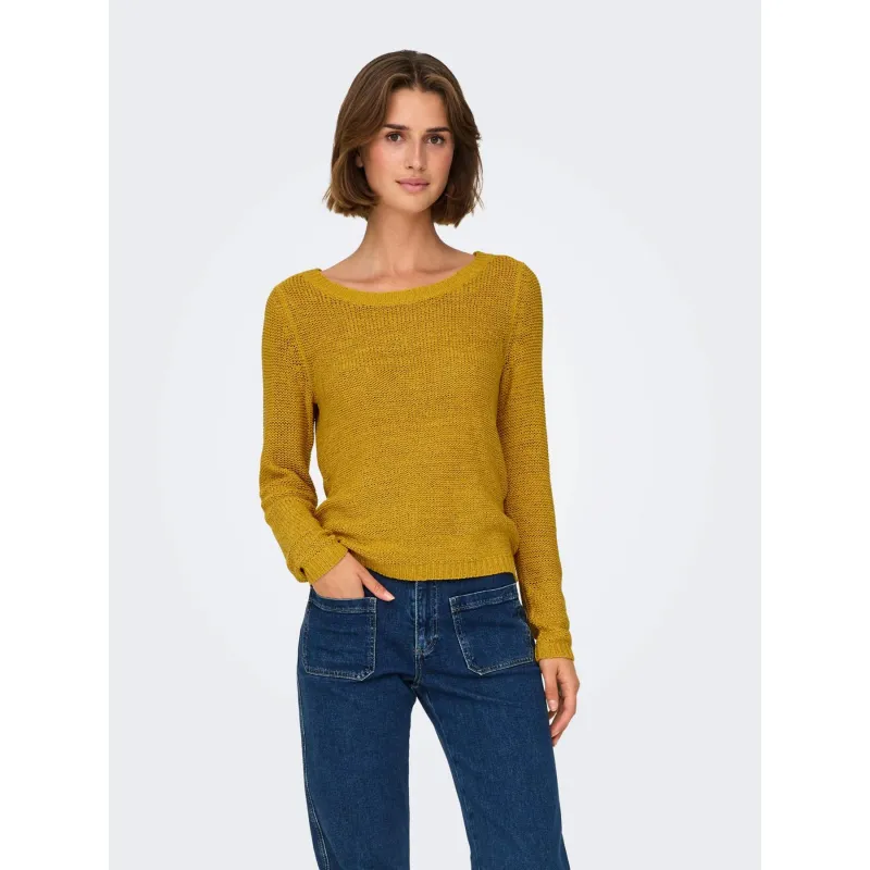 Pull léger geena jaune femme - Only | wimod