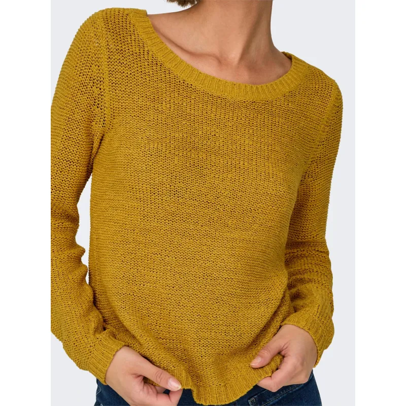 Pull léger geena jaune femme - Only | wimod