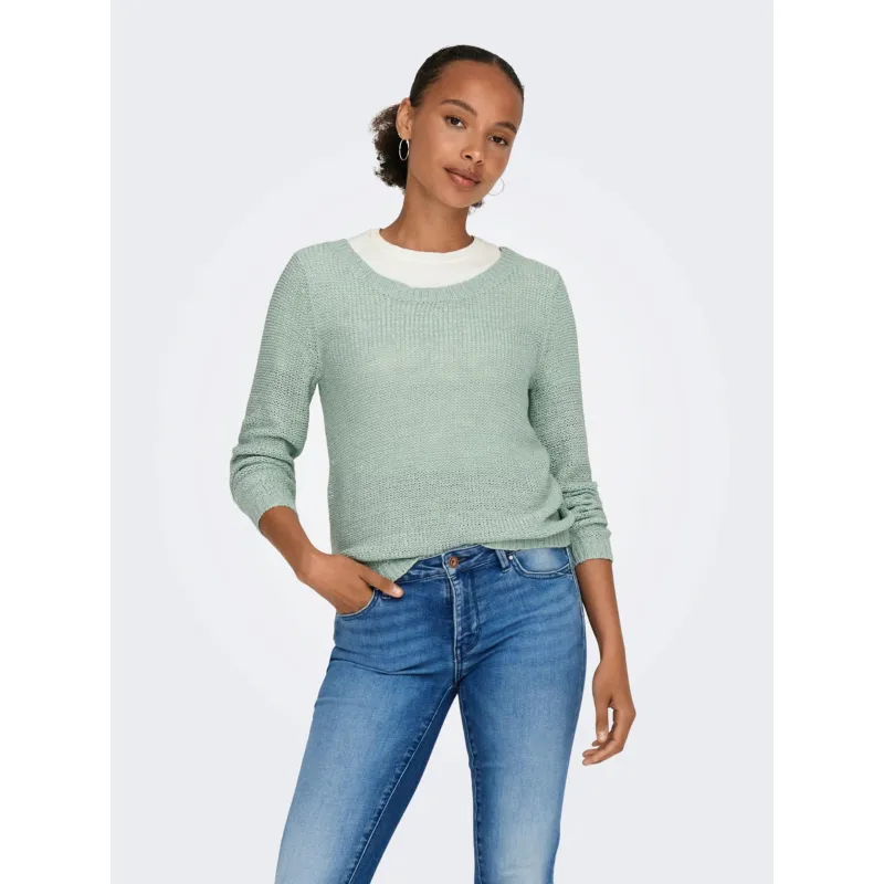 Pull léger geena jaune femme - Only | wimod