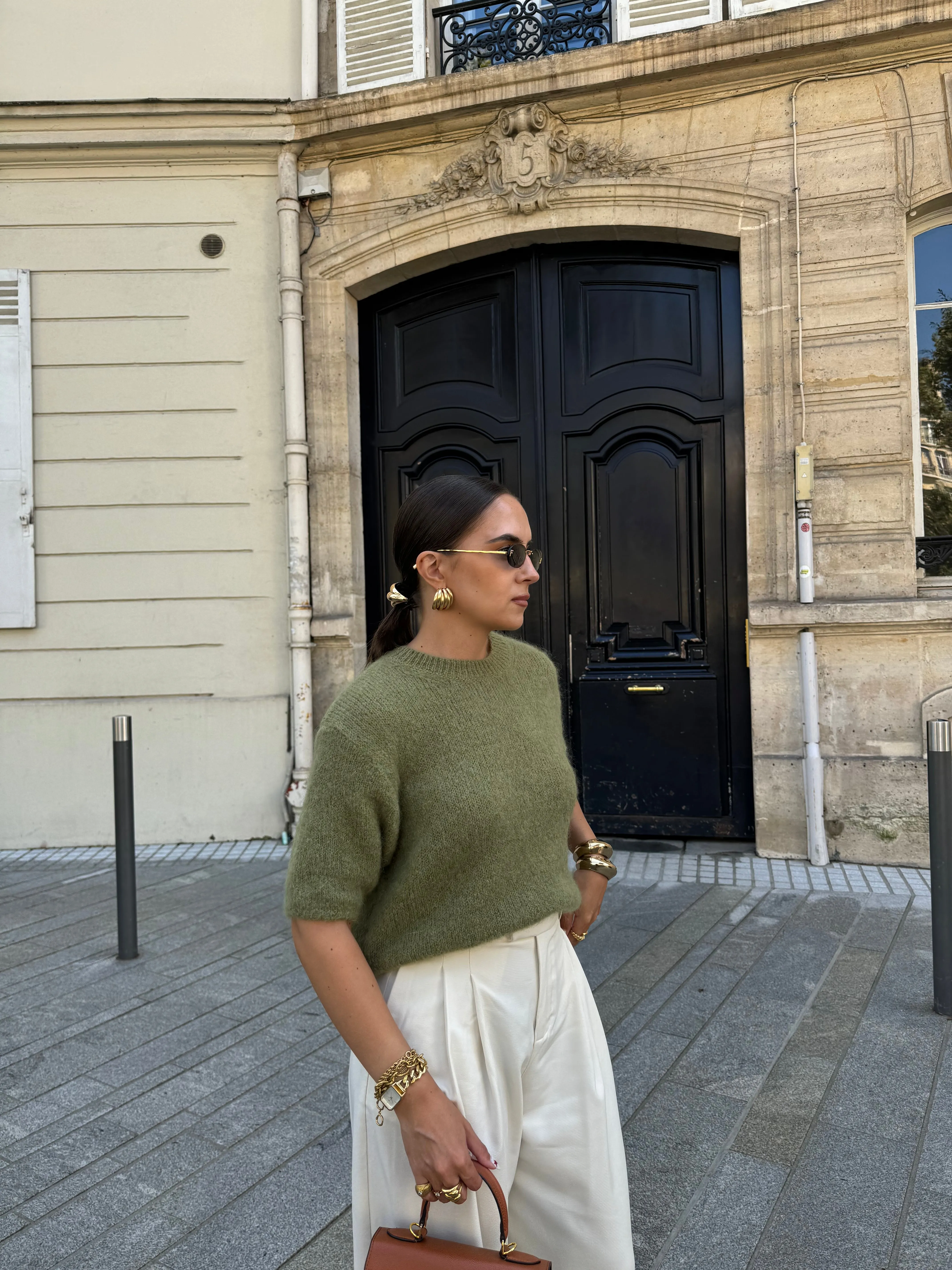 Pull MOHAIR vert  (23026)