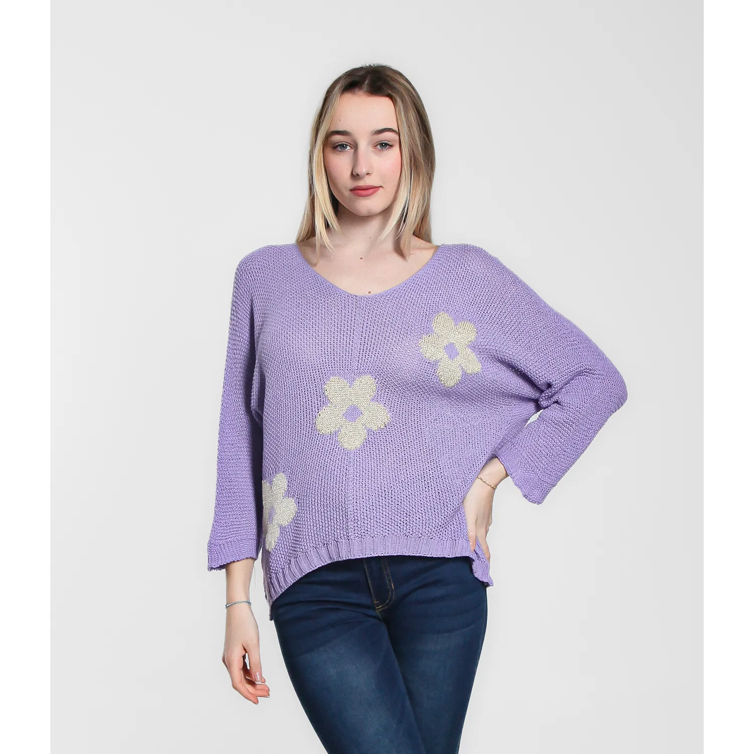 Pull motif floral