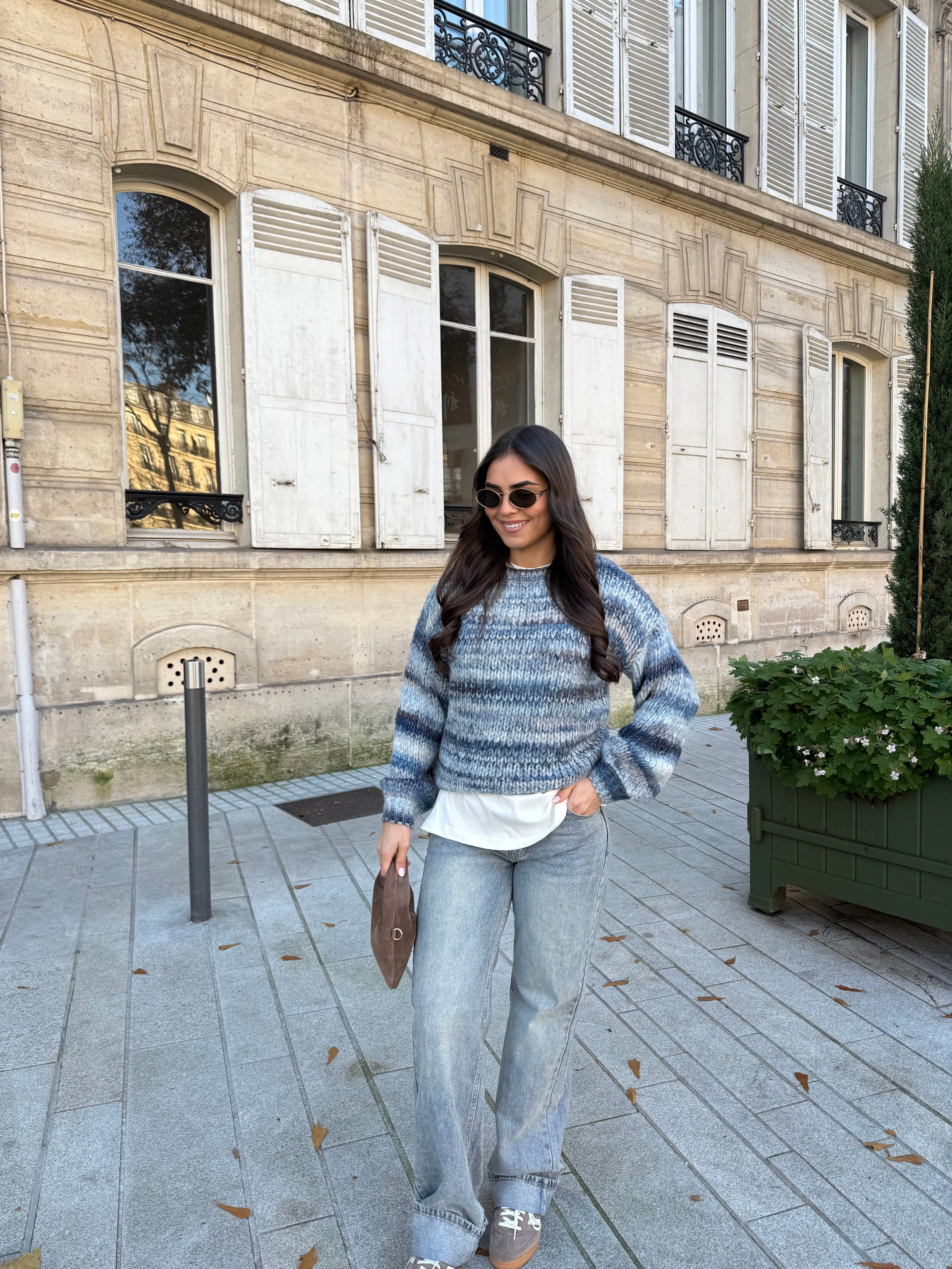 Pull nuance bleu (06LC78)