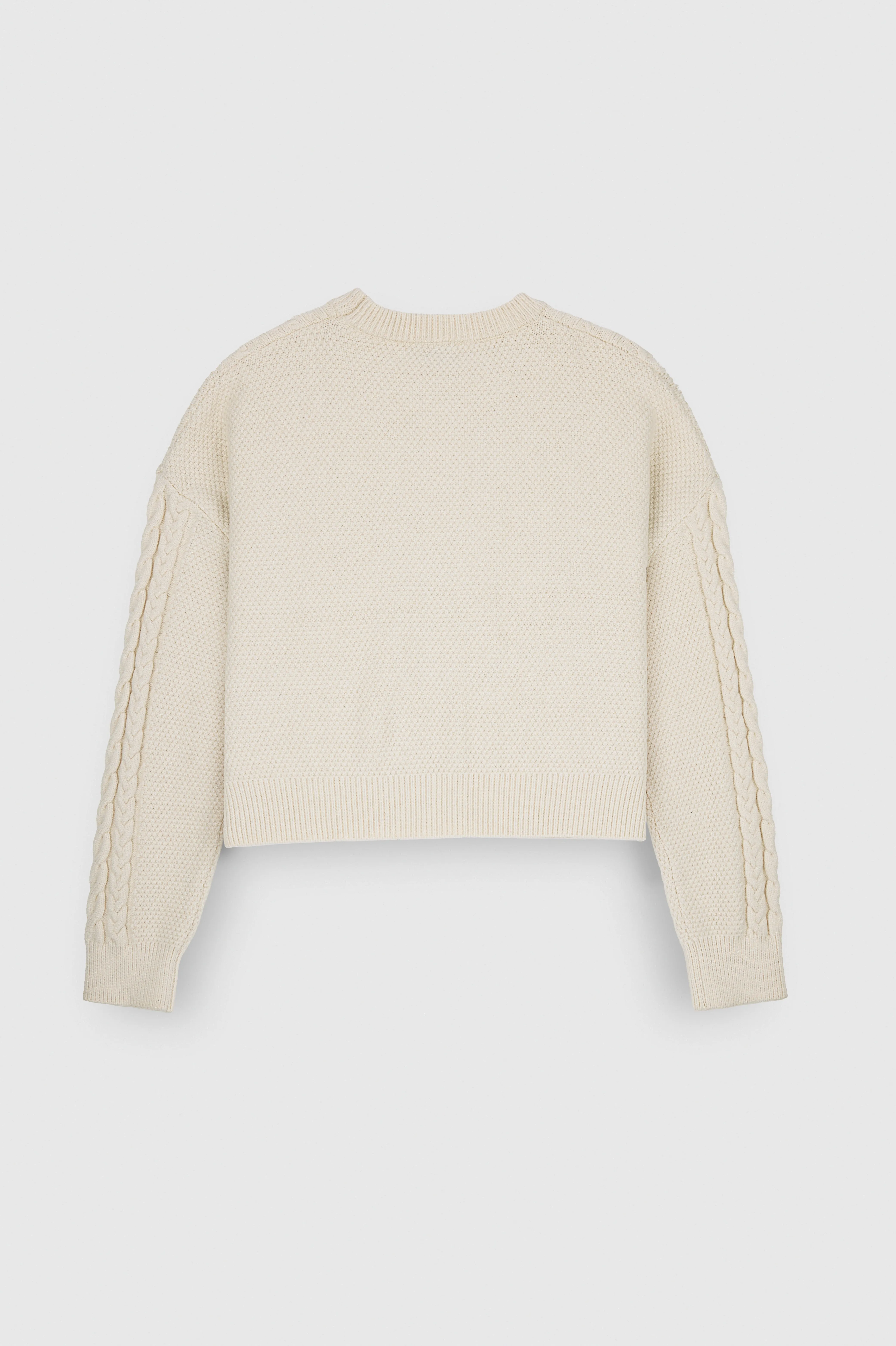 Pull P-LOUISON MIDDLE WHITE CHINE