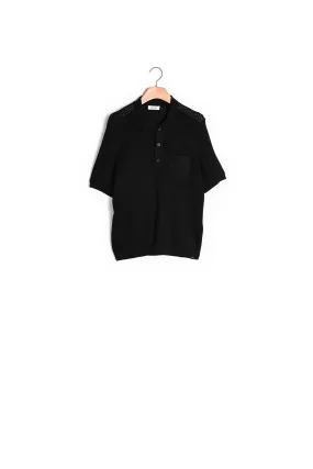 Pull polo manches courtes