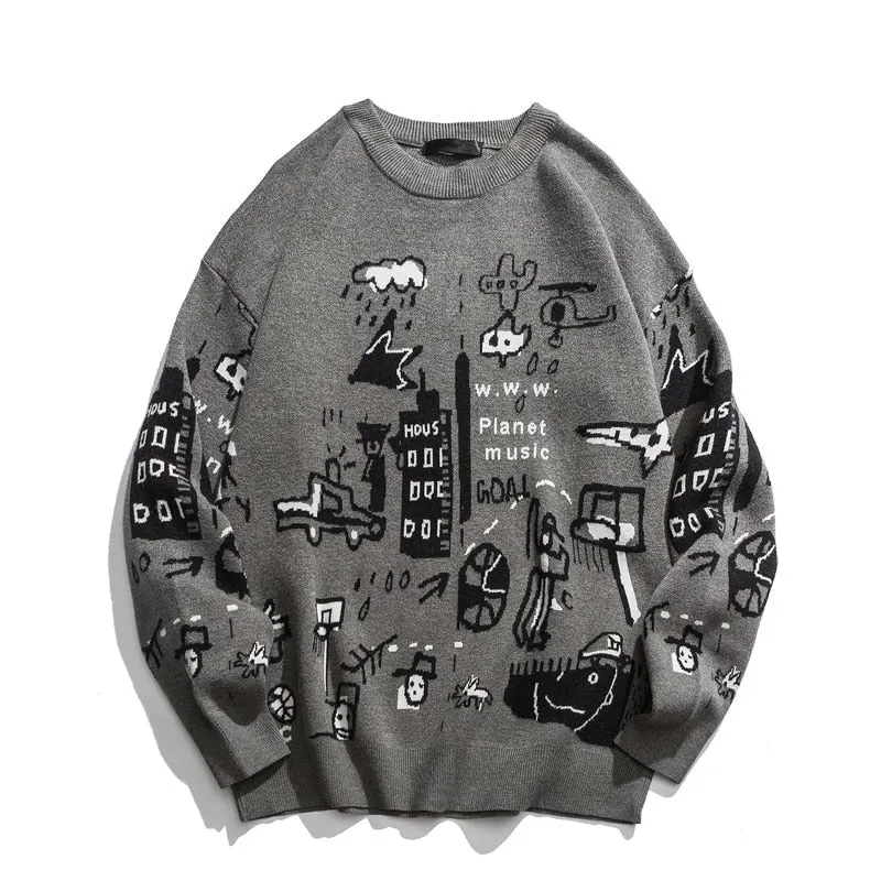 Pull Style Année 70 Homme