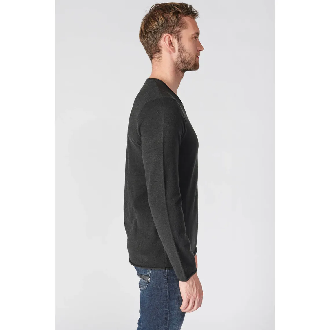 Pull Terry noir | 3 Suisses