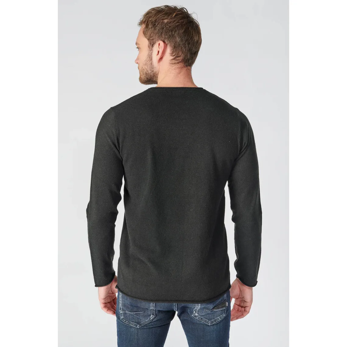 Pull Terry noir | 3 Suisses