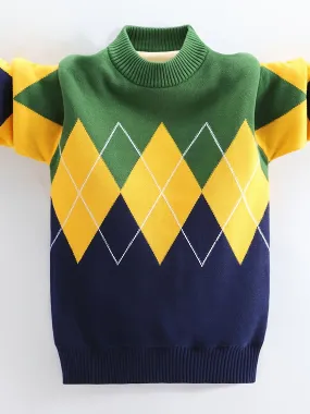 Pull tricoté décontracté pour garons