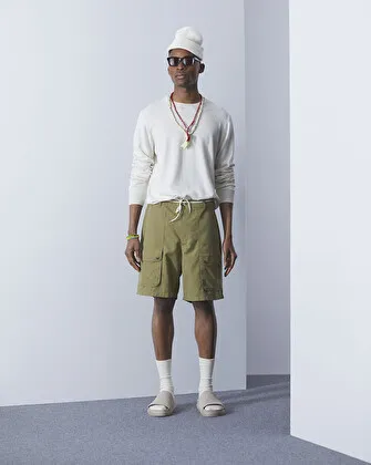 PULL U TOGS ÉCRU , PULL COL ROND EN COTON Chevignon