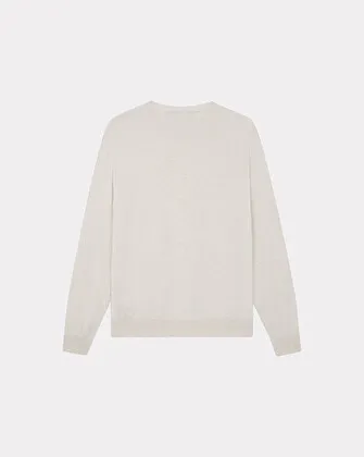 PULL U TOGS ÉCRU , PULL COL ROND EN COTON Chevignon