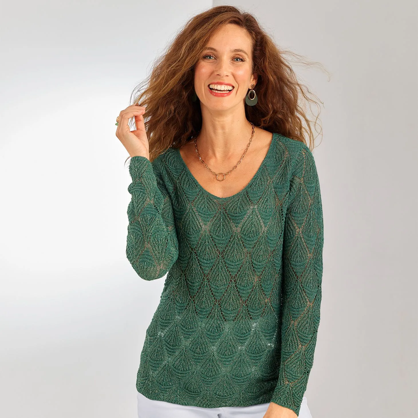 Pull en maille fantaisie