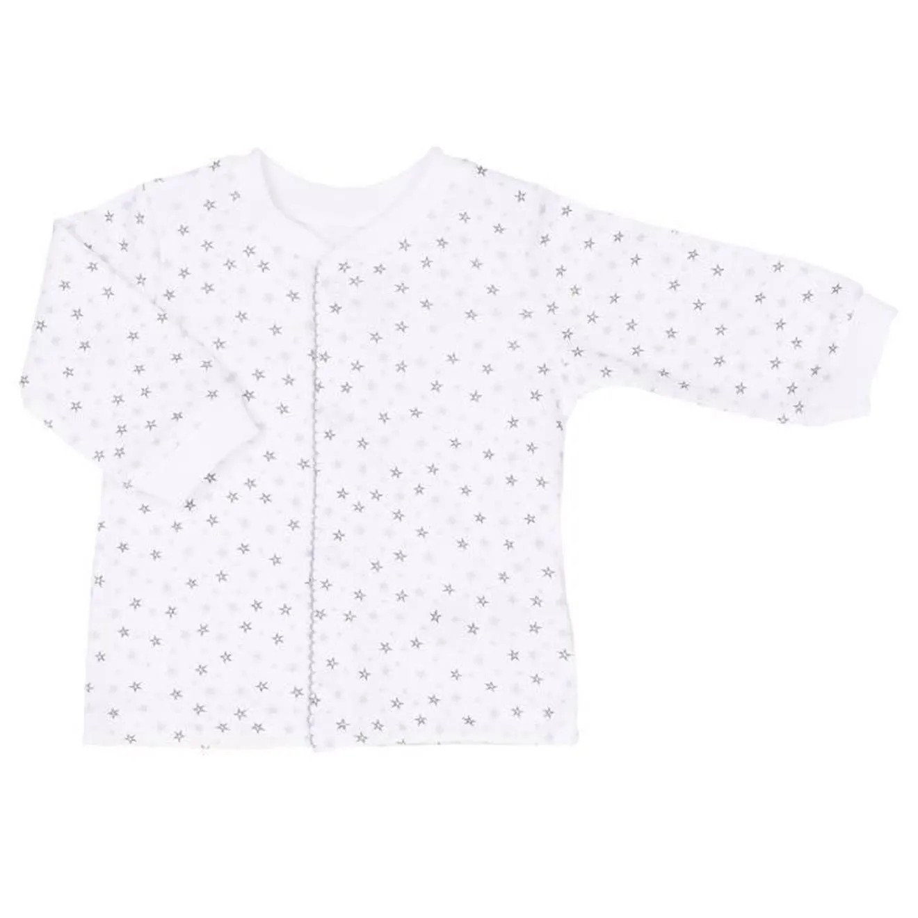 Pyjama bébé 2 pièces en coton bio, ÉTOILES gris - Sevira Kids