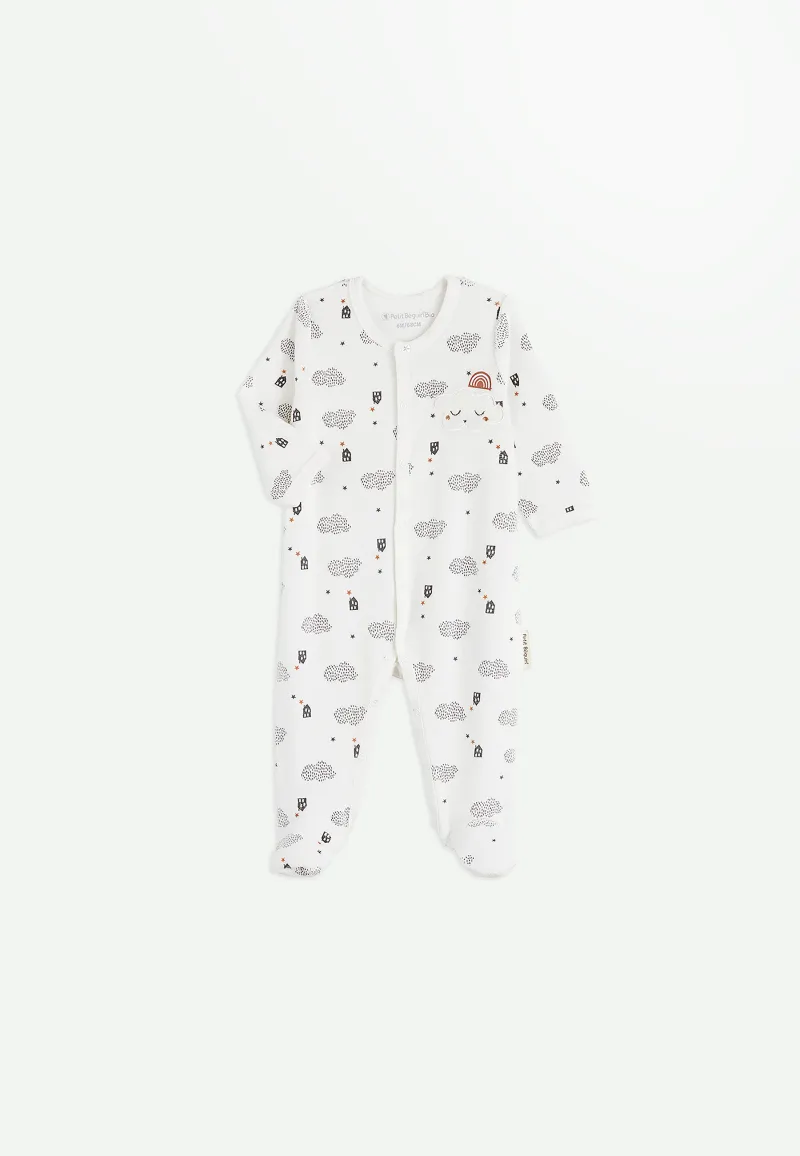 Pyjama bébé en velours Joy - PETIT BEGUIN