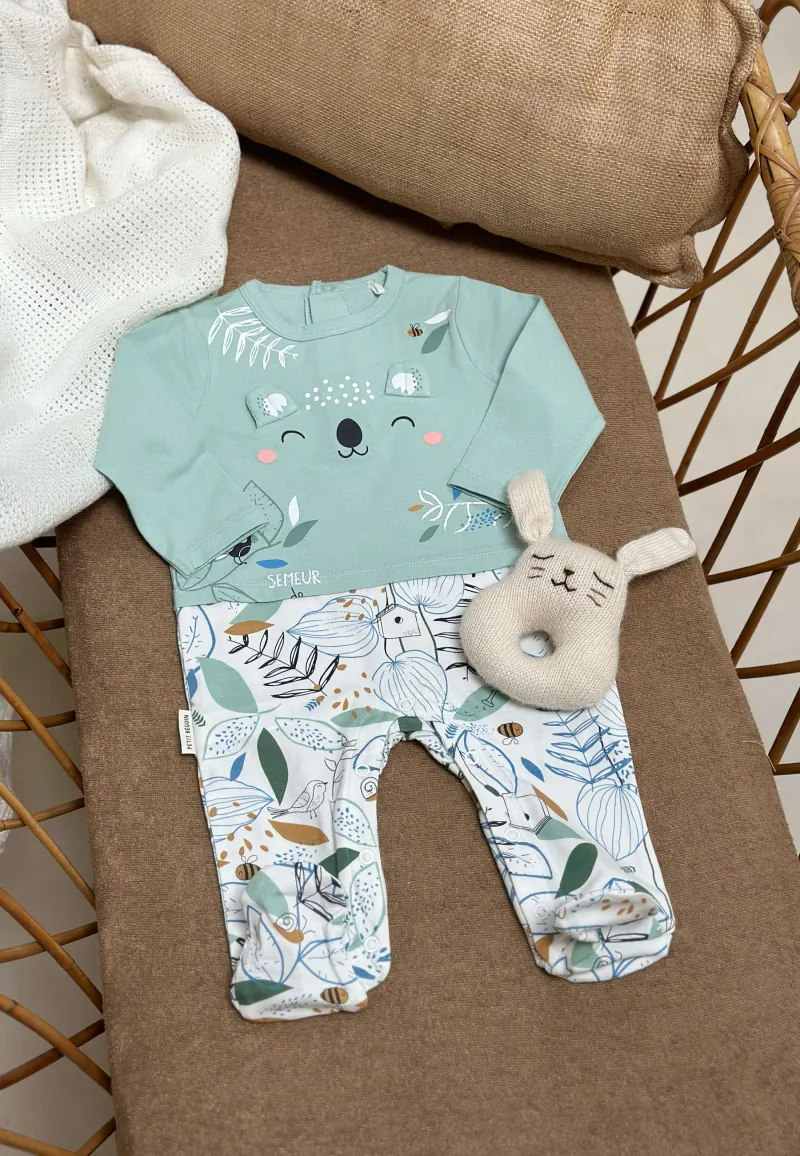 Pyjama bébé Garden Party - PETIT BEGUIN