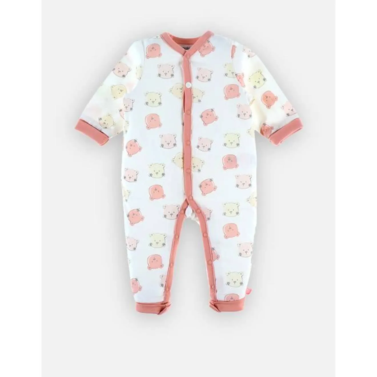 Pyjama combi longue iconique rose - Noukies