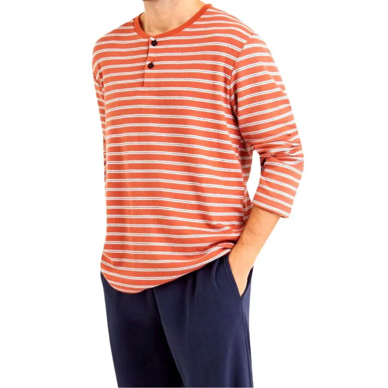 Pyjama coton interlock Eminence rayé
