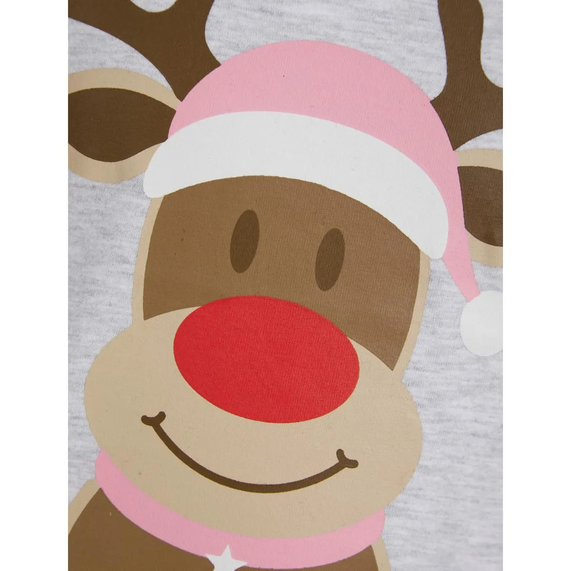 Pyjama de noel fille - gris en coton | 3 Suisses