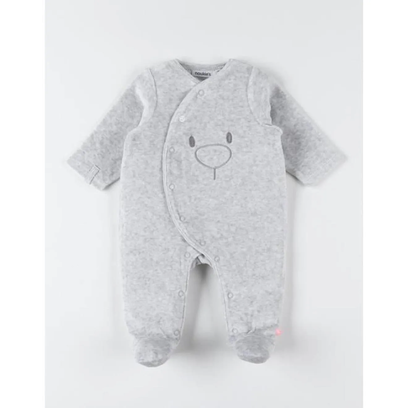 Pyjama dors-bien en velours rose - Noukies