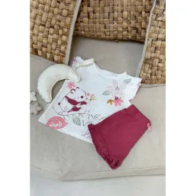 Pyjama enfant manches courtes Alba - PETIT BEGUIN