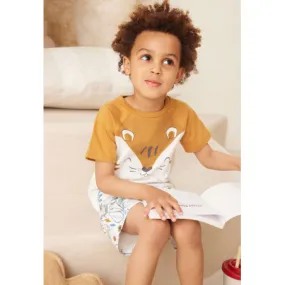 Pyjama enfant manches courtes Garden Party - PETIT BEGUIN