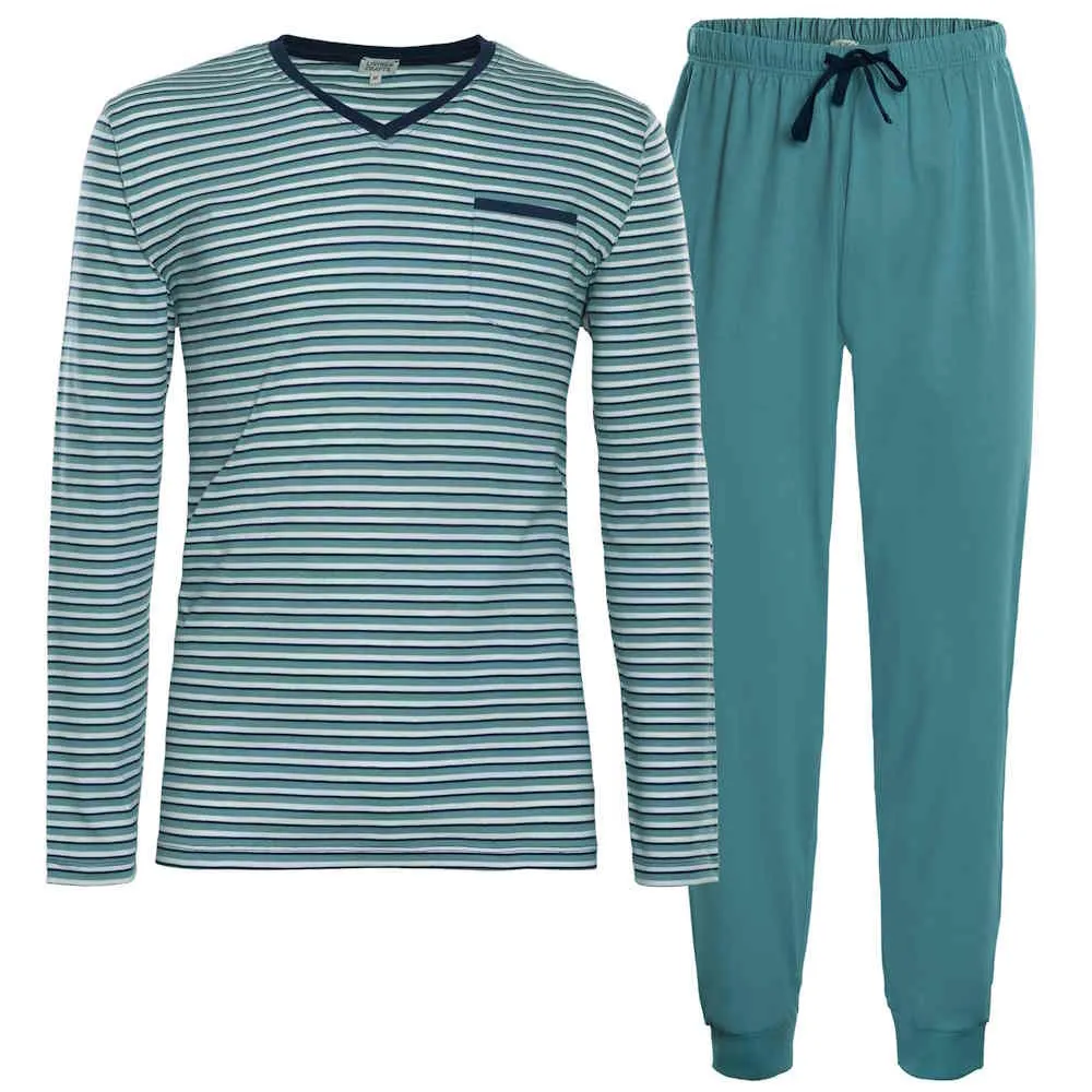Pyjama fin et long en coton bio