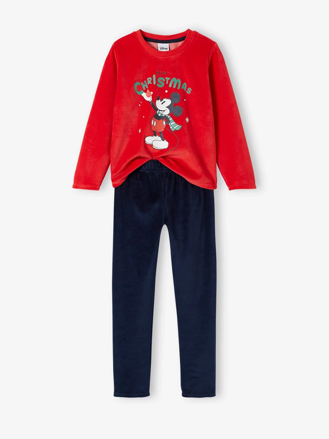Pyjama garçon Disney® Mickey Noël rouge/marine - Mickey