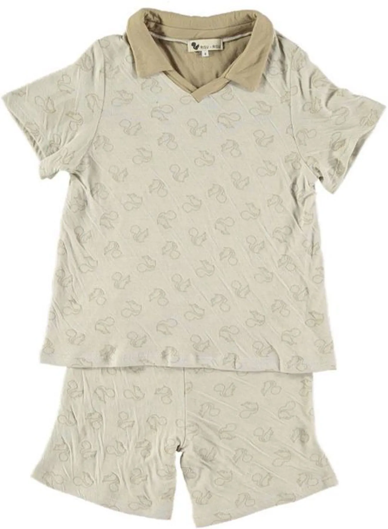 Pyjama garçon Voyageur beige - Risu Risu