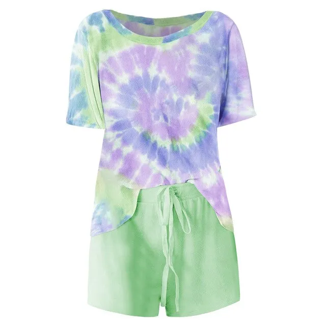 Pyjama Hippie  Arc-en-ciel Violet