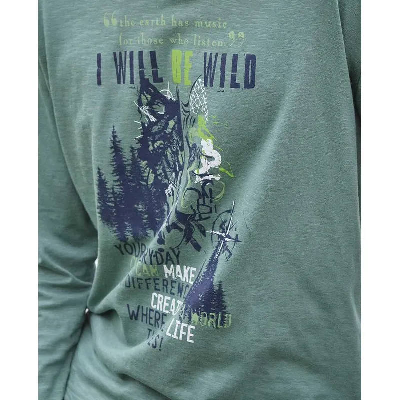 Pyjama homme 100% coton Massana vert