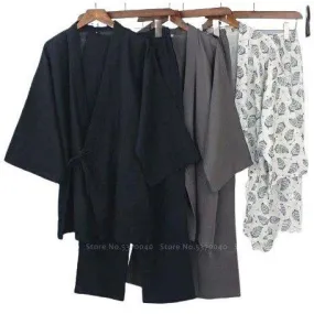 Pyjama  Japonais Jinbei  soyeux 1