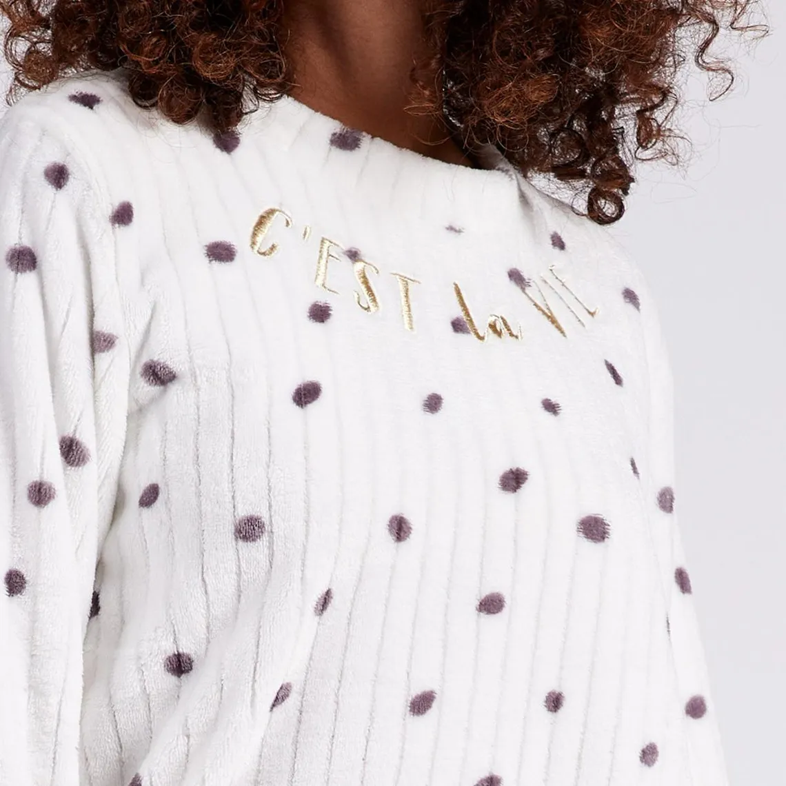 Pyjama Long Femme - Blanc | 3 Suisses