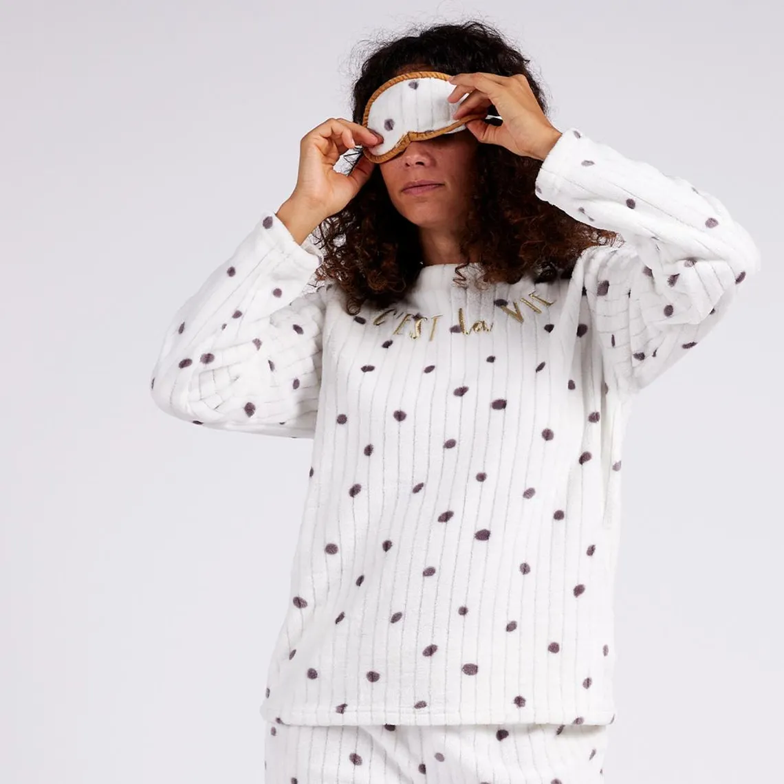 Pyjama Long Femme - Blanc | 3 Suisses