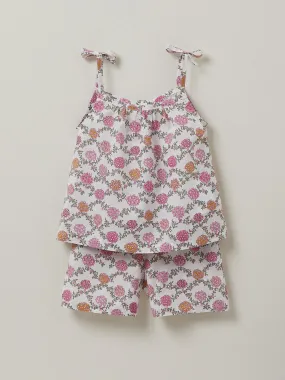 Pyjashort en tissu Liberty Fille