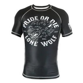 Rashguard Pride Or Die Lone Wolf - Noir