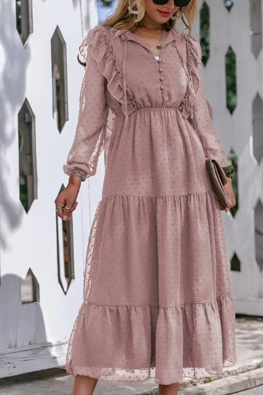 Robe Bohème Vert Olive