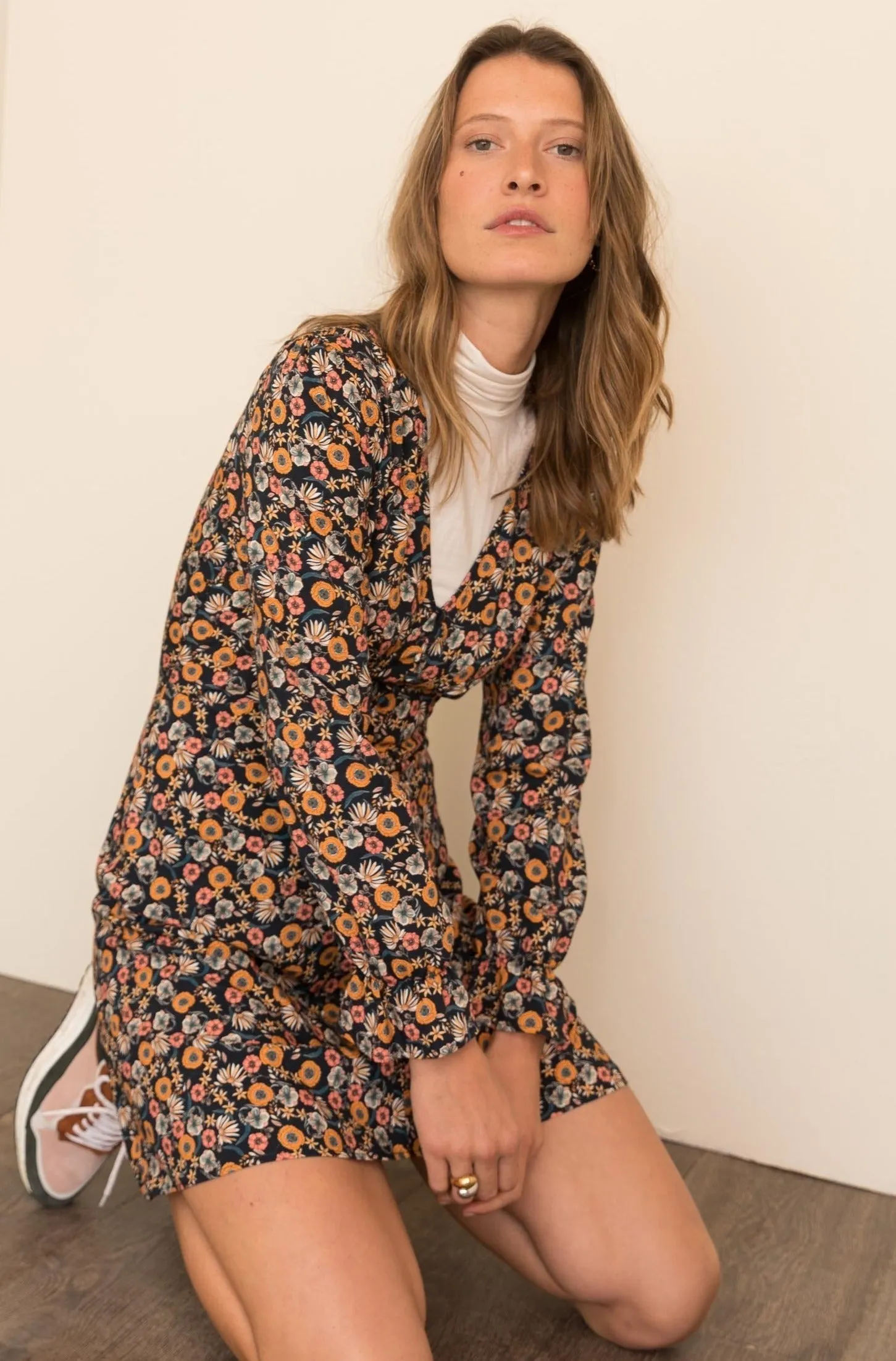 Robe Bérengère imprimé fleuri