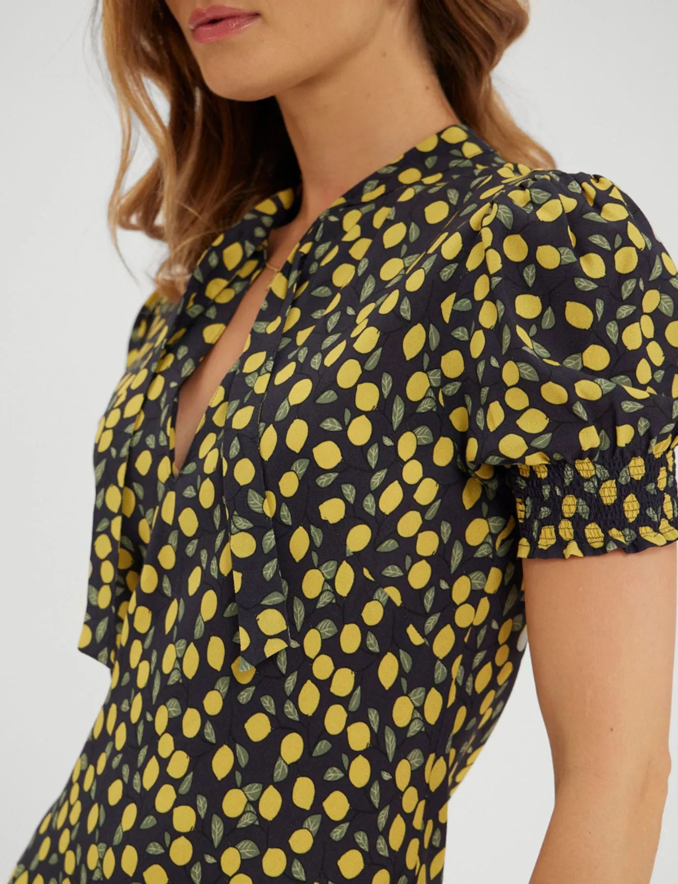 Robe Cerise imprimé Lemon-Navy