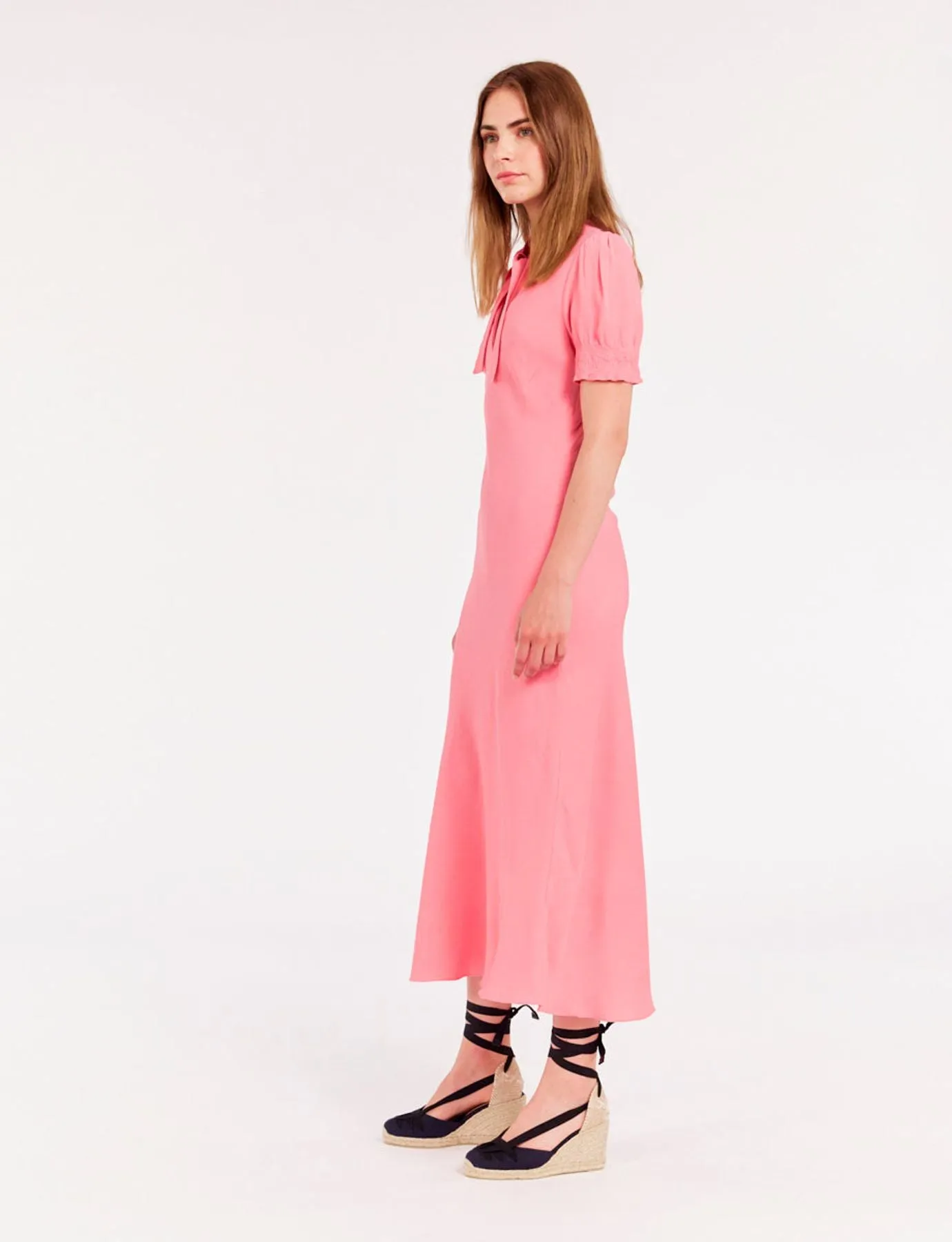 Robe Cerise longue rose