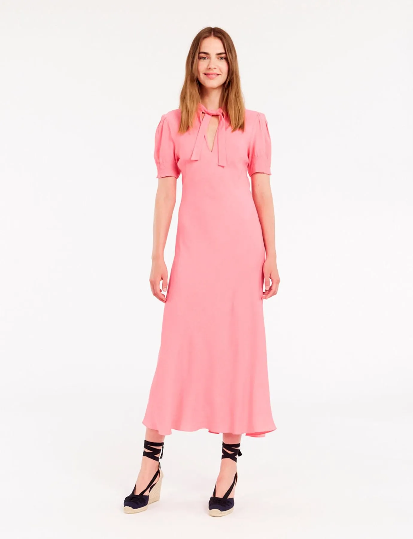 Robe Cerise longue rose