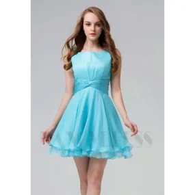 robe cocktail bleu | robe de cocktail bleu turquoise courte 