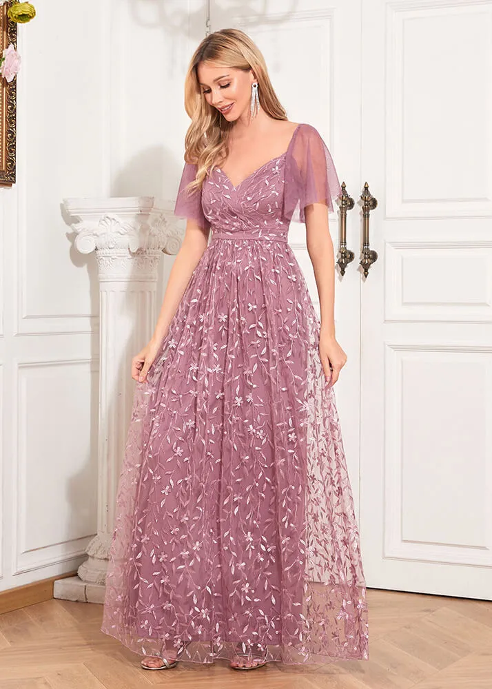 Robe Cocktail Fleurie  Champêtre