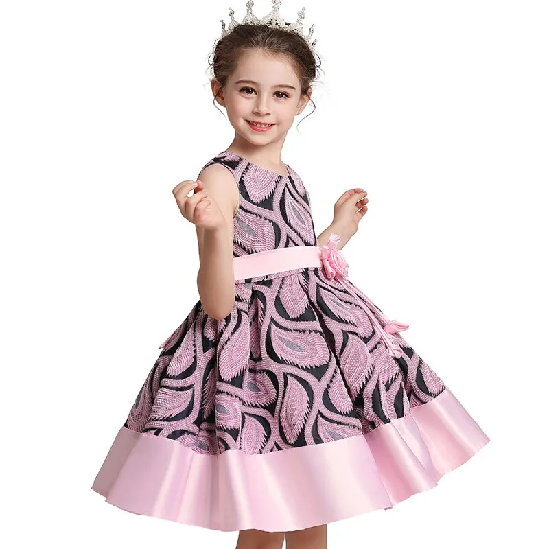 Robe Cérémonie Fille Rose
