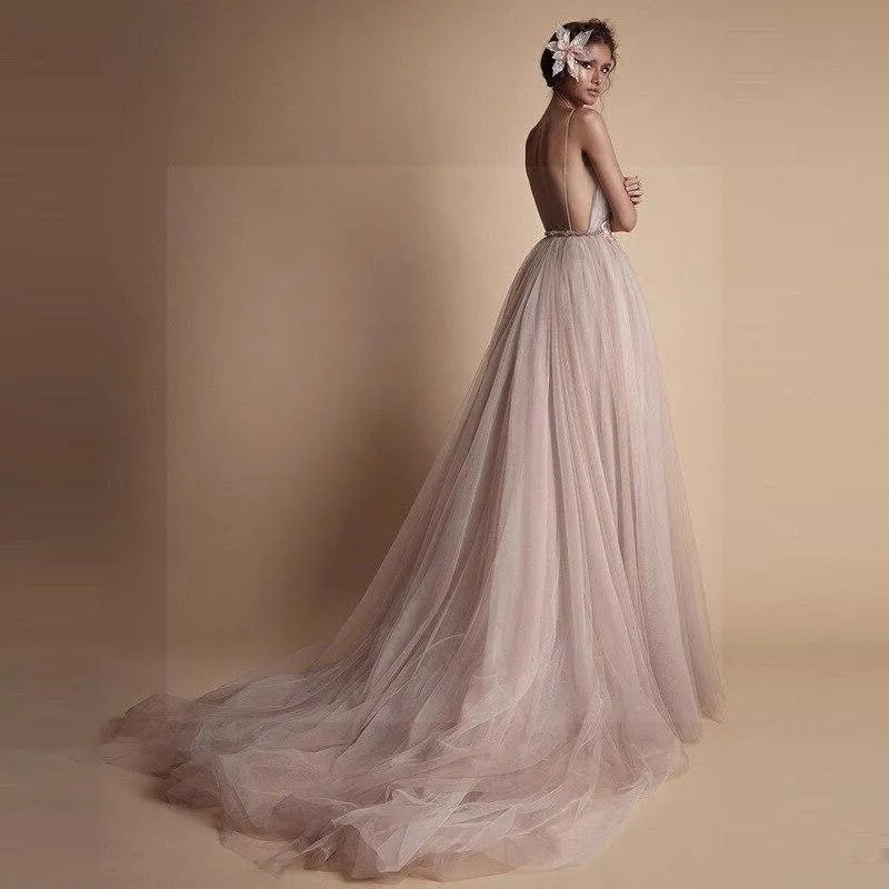 Robe de mariée bohème glamour